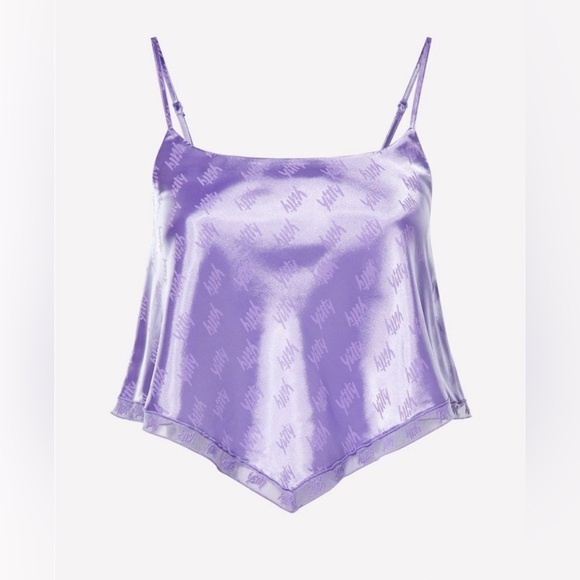 YITTY | Intimates & Sleepwear | Nwt Fabletics Yitty Logo Purple Satin ...